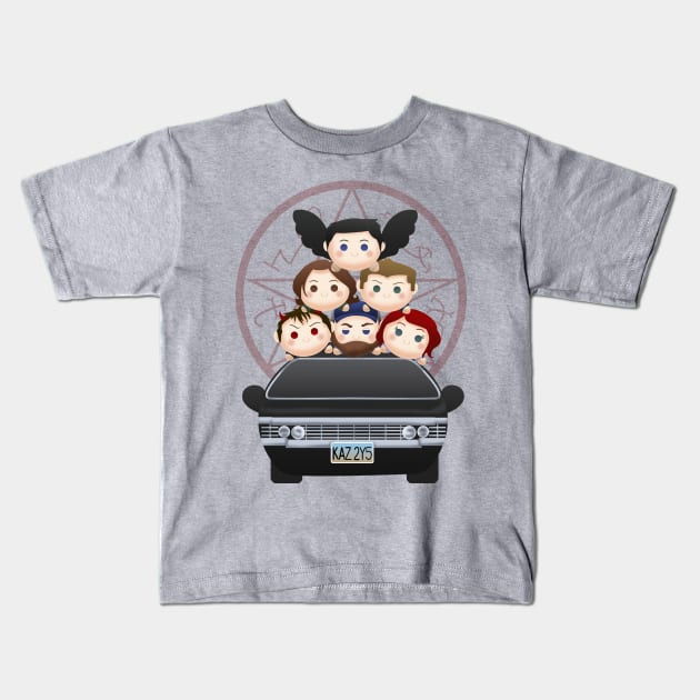 Tsupernatural Kids T-Shirt by kalgado